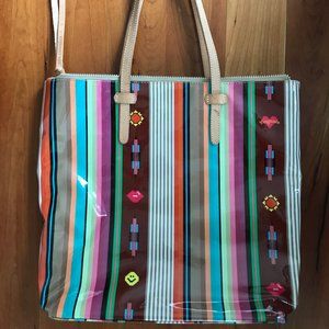 Consuela Rusty Serape Stripe Tote